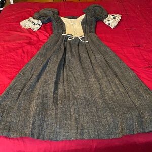 Linen & Suede Oktoberfest Dress from Germany